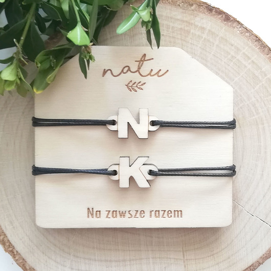 Zestaw bransoletek- LITERKI Natu Artwork