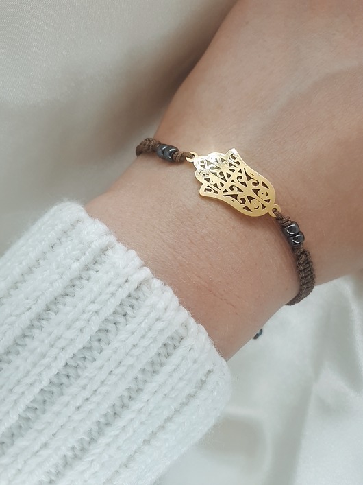 bransoletki na sznurku Hamsa - KYANE