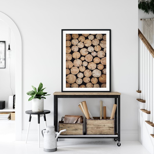 Plakat skandynawski Wood myscandi