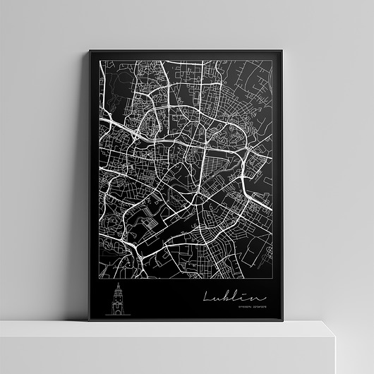 plakaty Plakat Miasto - Lublin