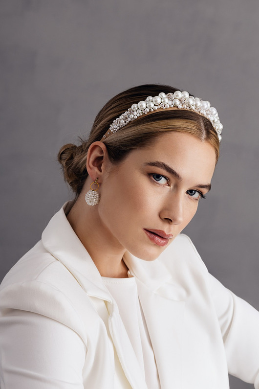 kolczyki pozłacane Kolczyki pozłacane Pearl Audrey