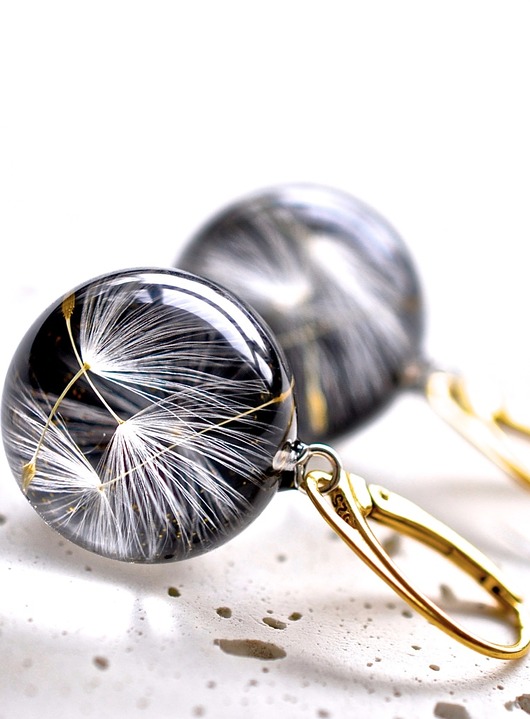 Kolczyki pozłacane kwiatowe Grol Jewellery