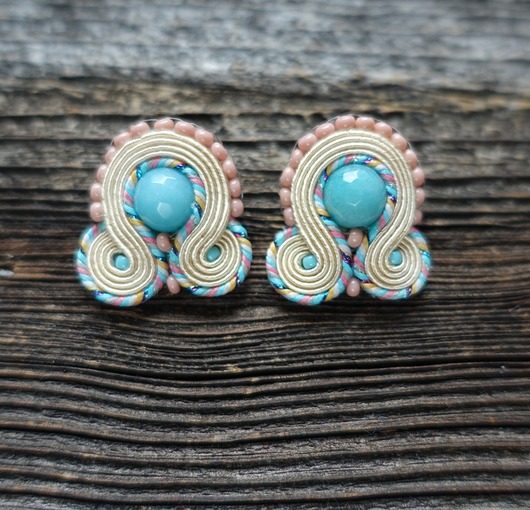 Zamówienie specjalne - małe kolczyki Mró Soutache