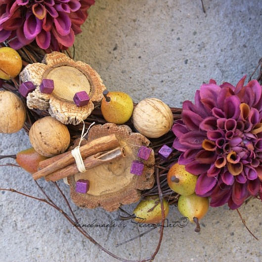VIOLET DAHLIAS wianek FloraArt