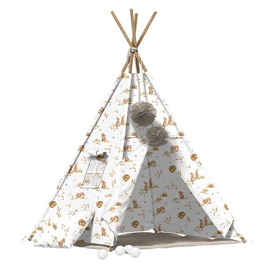 namioty, tipi Namiot tipi Zajączki + mata beżowa PZ