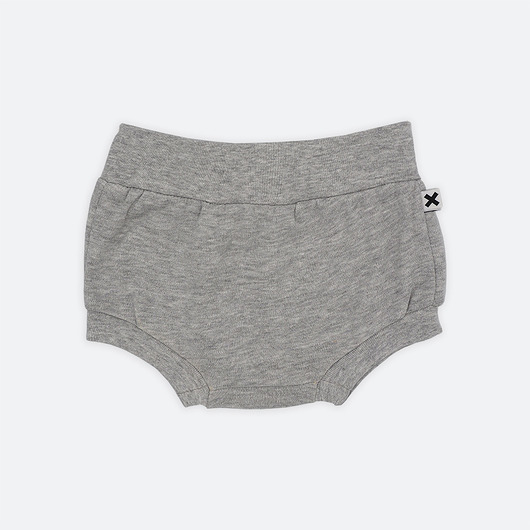 spodnie dla niemowlaka BABY BLOOMERS with X on the BACK GRAY MELANGE