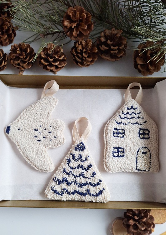 dekoracje świąteczne Skandynawskie ozdoby choinkowe