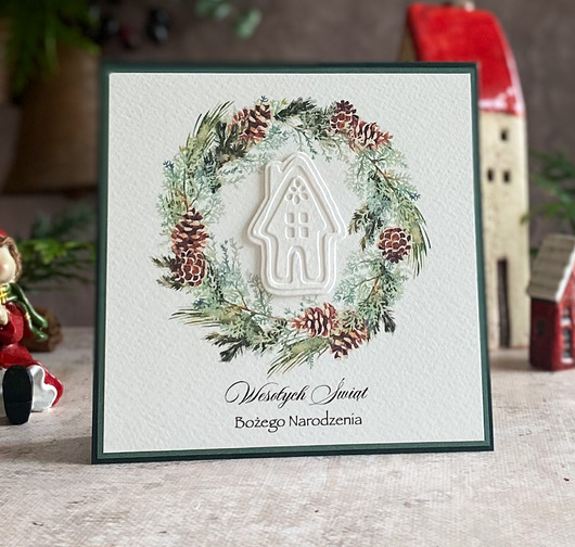 kartki świąteczne Personalizowana kartka na Boże Narodzenie, BN 10C