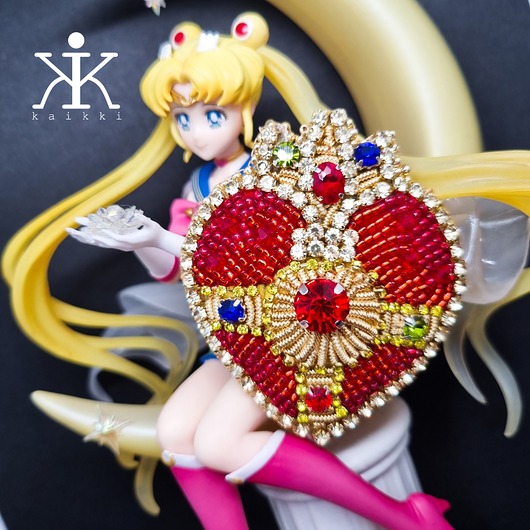 broszki Broszka Sailor Moon rękodzieło Czarodziejka z księżyca