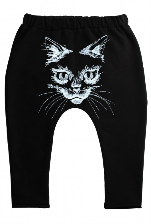  Spodenki Anima z haftem Creepy Cat nonino