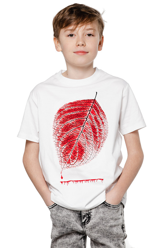 t-shirty dla chłopców T-shirt dziecięcy UNDERWORLD Liść