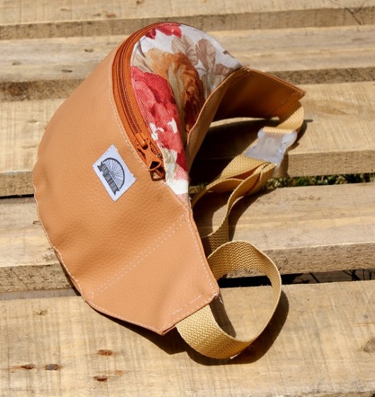 nerka rowerowa beige&flowers #414 bajki jak z bajki