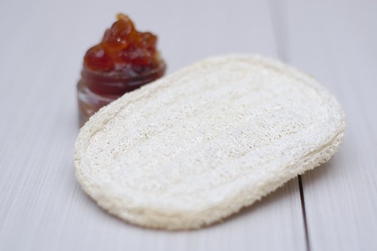 dla domu Wielorazowa myjka i mydelniczka z loofah + mini mydełko gratis!