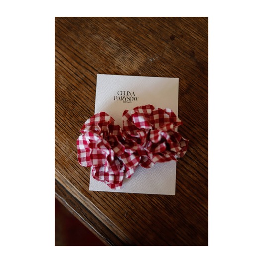 spinki i klamry do włosów Zestaw spinek w kratkę