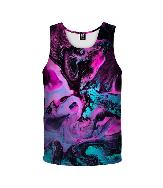 t-shirty dla dziewczynki Bokserka Top Girl DR.CROW Neon Marble