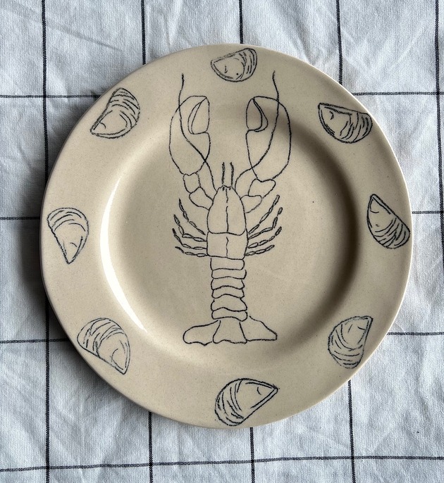 patery i talerze Talerz ceramiczny Seafood