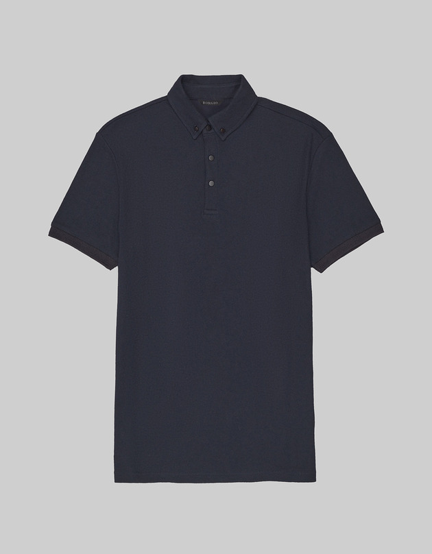 t-shirty męskie Męska koszulka polo corio granatowy