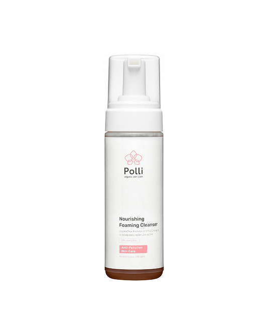 Delikatna pianka oczyszczająca do twarzy 150 ml Polli Organic Skin Care