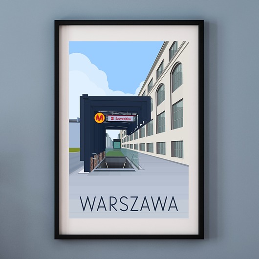 plakaty Plakat WARSZAWA