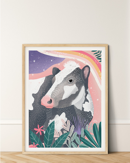 plakaty Plakat Krówka