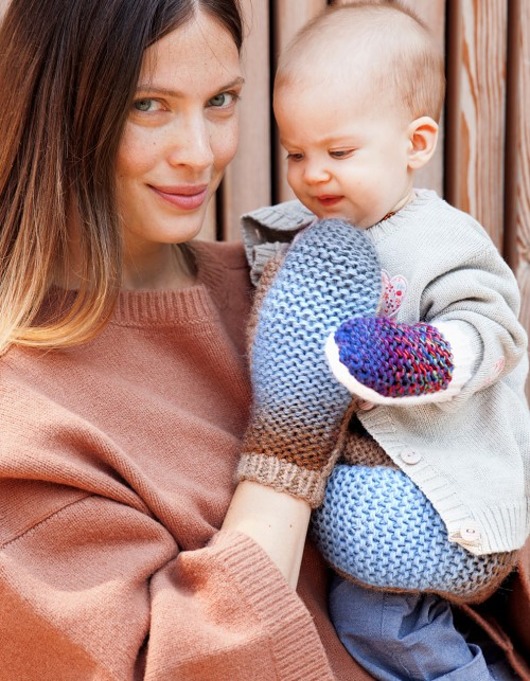 Blue Land Mittens Lawina
