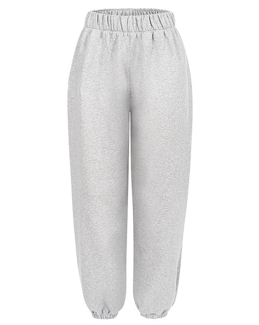 spodnie dresowe damskie Bawełniane spodnie cool light grey