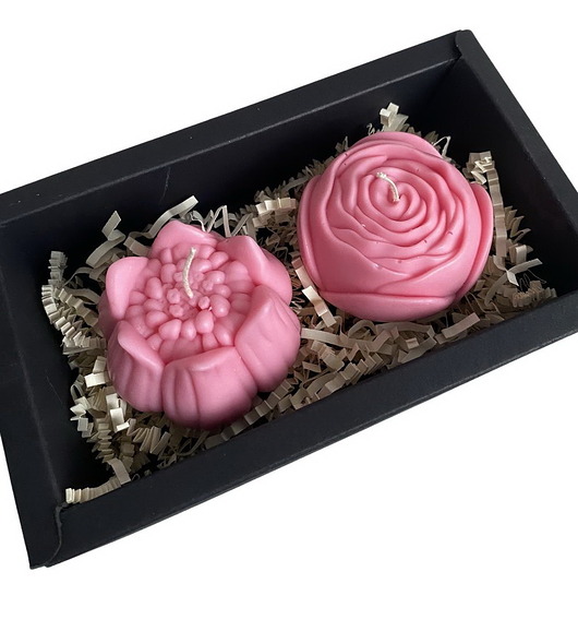 świeczniki i świece Zestaw prezentowy świece ekologiczne sojowe