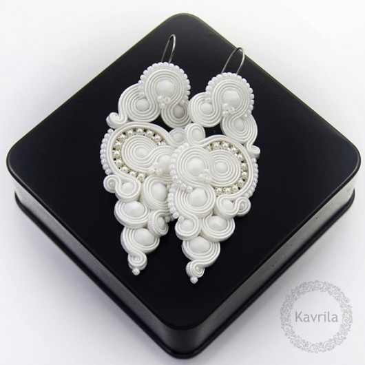 kolczyki soutache dream wedding kavrila