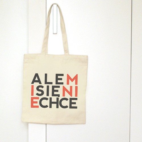 Nie chce mi się torba ONE MUG A DAY