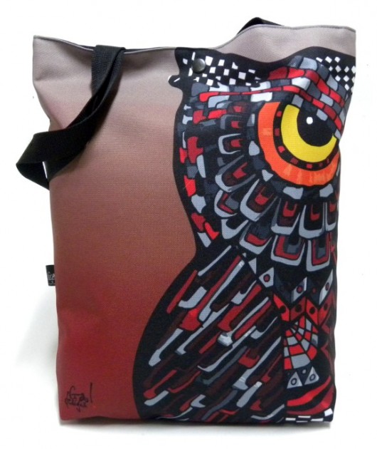 Duża torba z sową Gaul Designs