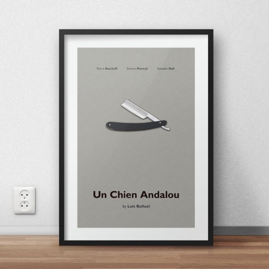 Pies andaluzyjski - plakat minimalmill