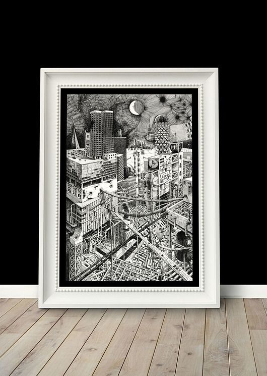 grafiki i ilustracje Grafika Artystyczna Fabryka Snów