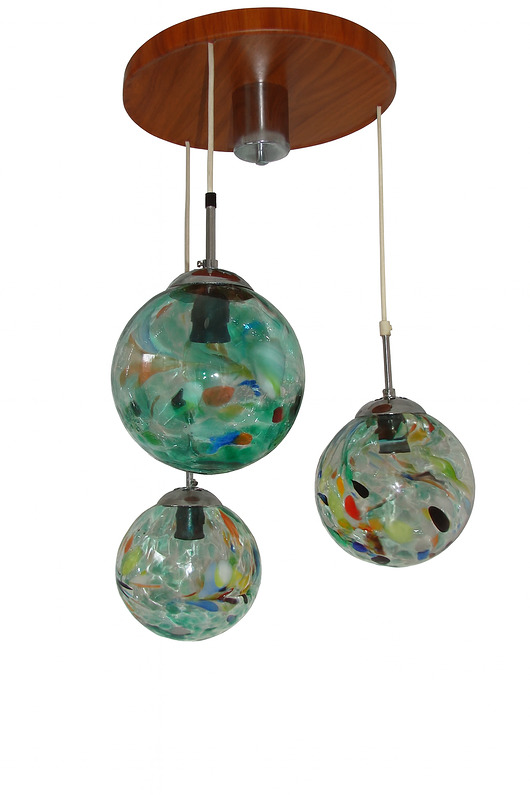 lampy wiszące Lampa wisząca vintage z lat 80