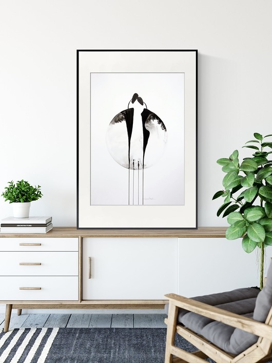obraz malowany ręcznie 50 x 70 cm, abstrakcja Krystyna Siwek Art
