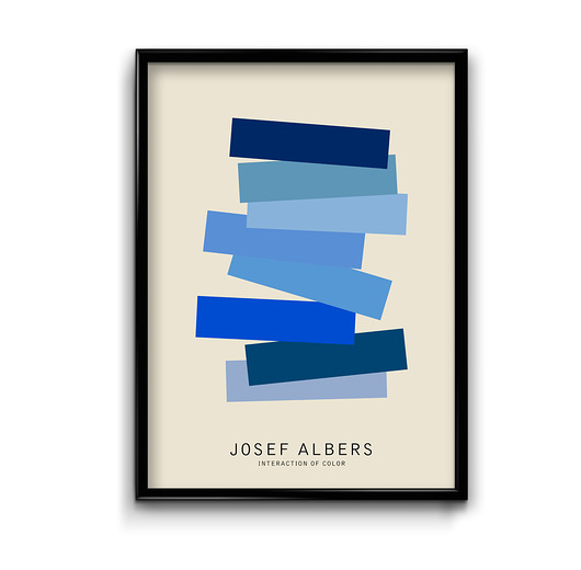 plakaty Plakat Josef Albers Interaction No.2