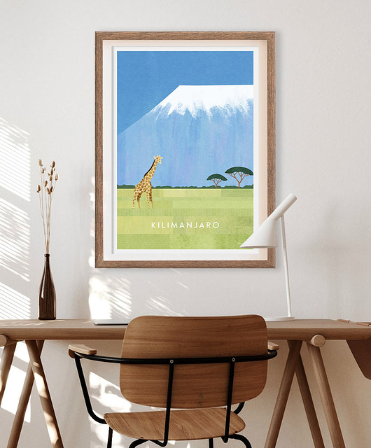 plakaty Kilimandżaro i safari - Tanzania - plakat fine art