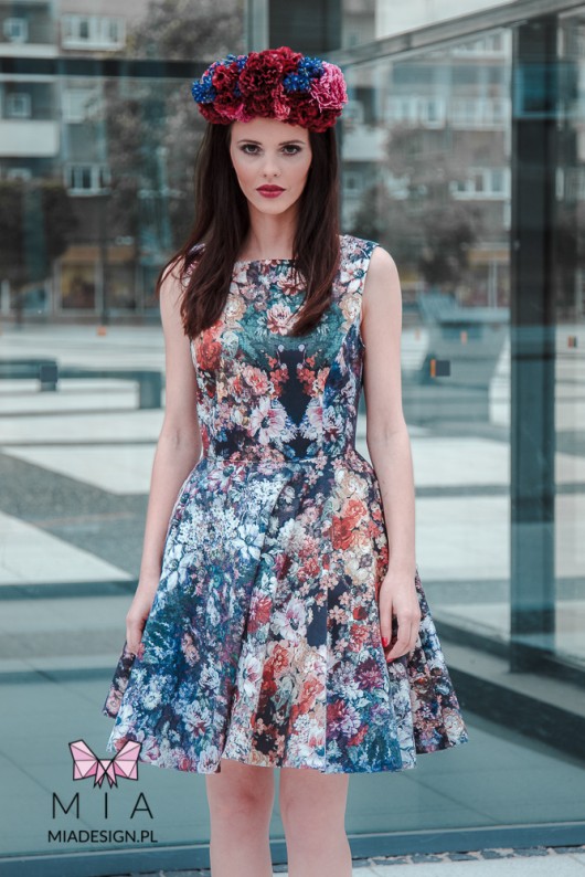 sukienki midi damskie AMELÍA by Mia Design