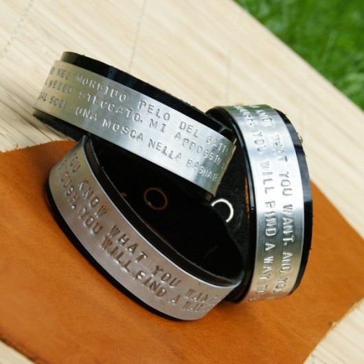   Bransoletka personalizowana - luminium black SHEandHE