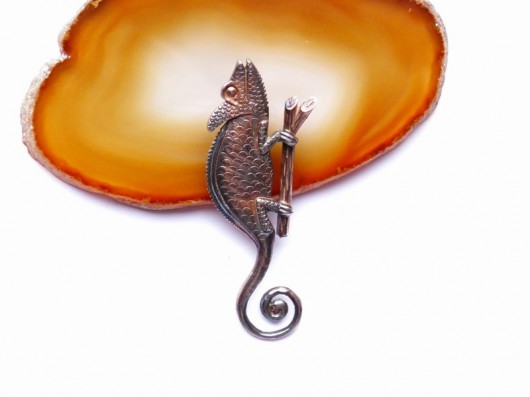 Kameleon mały - wisiorek VENUS GALERIA