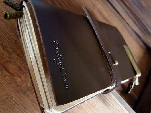 VINTAGE midi Notebook - CHOCO DROBINY CZASU