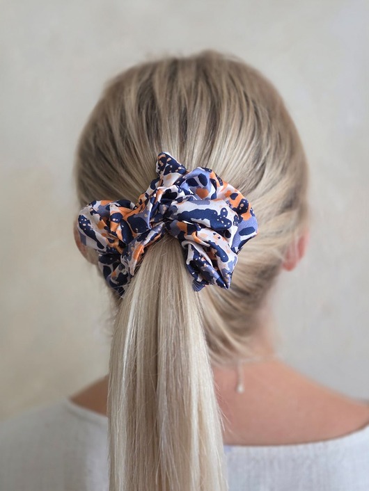 gumki do włosów Gumka jedwabna, scrunchie, frotka wild spots MAXI