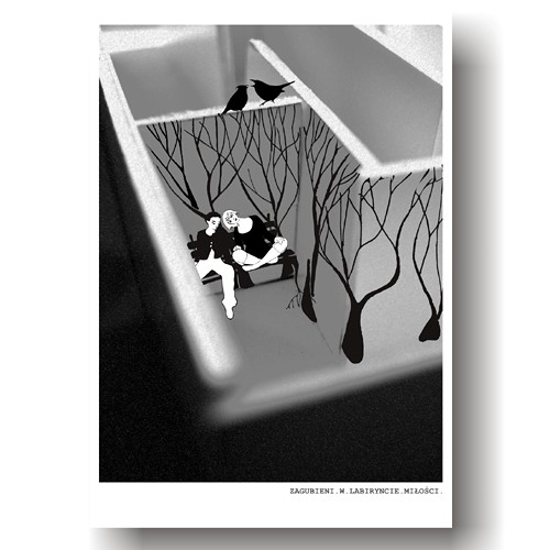 W labiryncie miłości... - ilustracja A4 Parallel World