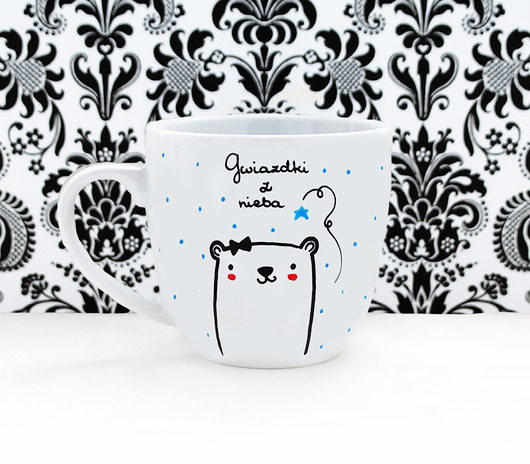 Gwiazdki z nieba - porcelanowy kubek 300 miamilu