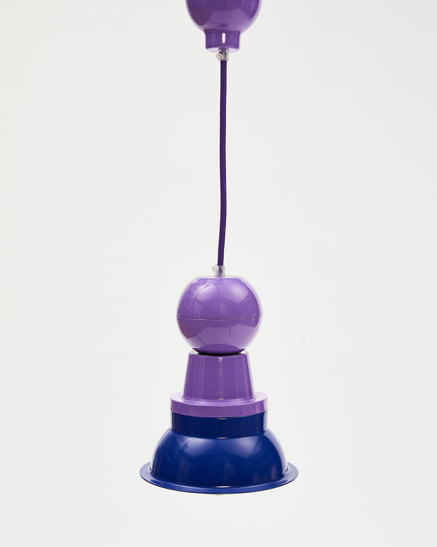 lampy wiszące Fern Flower Lamp Ultramarine & Lilac