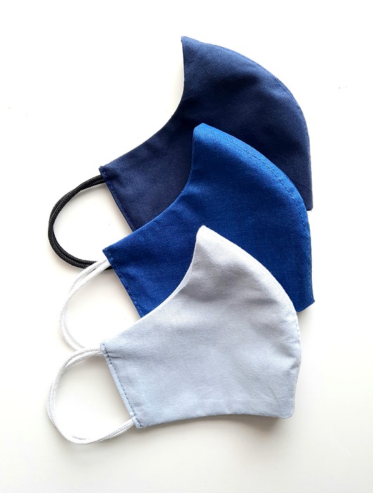 maseczki ochronne maseczki na/opakowe - zestaw blue