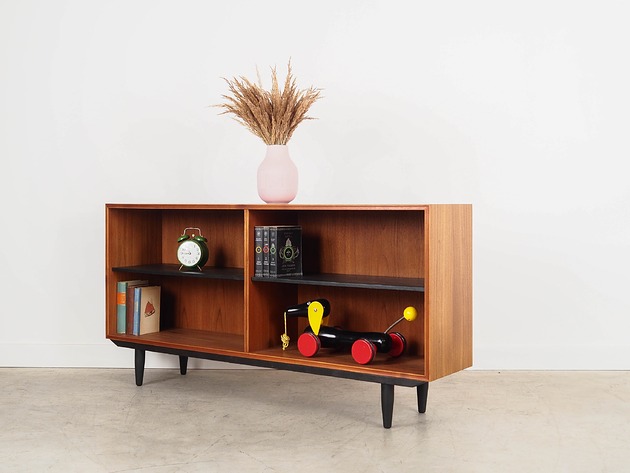 półki Regał tekowy, duński design, lata 70, produkcja: Dania