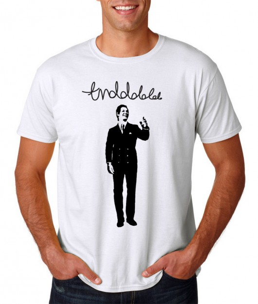 T-shirt TROLOLOLOO biały M - L - XL MUNGO