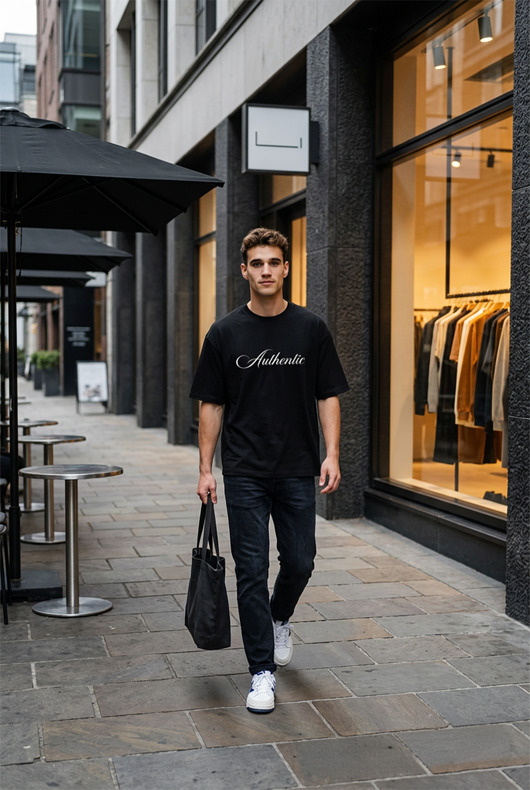 t-shirty męskie T-shirt boxy two