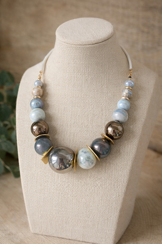 wisiory Wisior naszyjnik z ceramiki