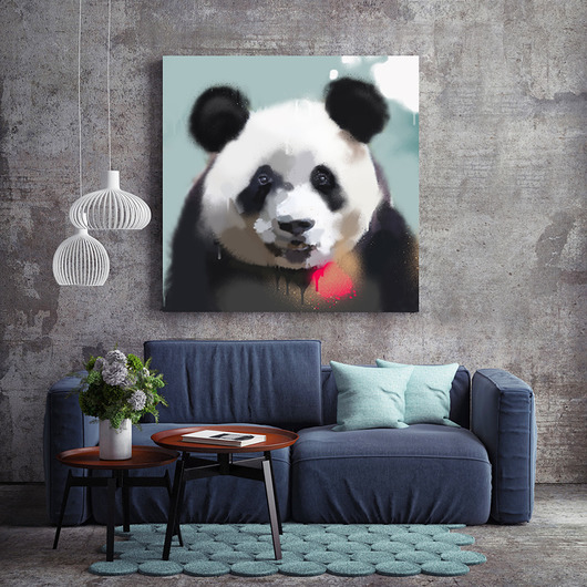 obrazy Obraz na płótnie "PandaLove"